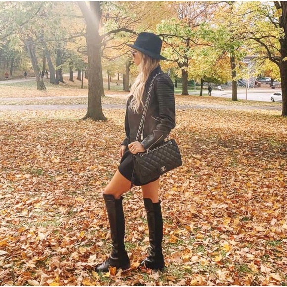 Blondo Over the Knee Waterproof Boot in Black - Picture 6 of 16